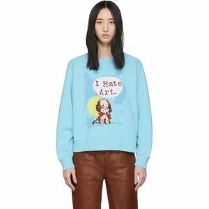 Marc Jacobs x Magda Archer Light Blue Graphic Sweater